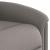 Fotoliu rabatabil electric, gri taupe, material textil GartenMobel Dekor