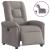 Fotoliu rabatabil electric, gri taupe, material textil GartenMobel Dekor