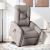 Fotoliu electric rabatabil cu ridicare, gri taupe, textil GartenMobel Dekor
