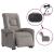 Fotoliu electric rabatabil cu ridicare, gri taupe, textil GartenMobel Dekor