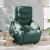 Fotoliu electric masaj rabatabil / ridicare verde închis textil GartenMobel Dekor