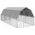 Pui de găină cu acoperiș 2,5x6x2,25 m oțel galvanizat GartenMobel Dekor