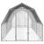 Pui de găină cu acoperiș 2,5x6x2,25 m oțel galvanizat GartenMobel Dekor