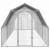 Pui de găină cu acoperiș 2,5x8x2,25 m oțel galvanizat GartenMobel Dekor