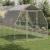 Pui de găină cu acoperiș 2,5x8x2,25 m oțel galvanizat GartenMobel Dekor