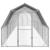 Pui de găină cu acoperiș 2,5x12x2,25 m oțel galvanizat GartenMobel Dekor