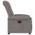 Fotoliu rabatabil, gri taupe, material textil GartenMobel Dekor