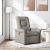 Fotoliu rabatabil, gri taupe, material textil GartenMobel Dekor