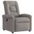 Fotoliu rabatabil, gri taupe, material textil GartenMobel Dekor