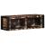 Dulap TV multicolor 80x30x25 cm lemn masiv recuperat GartenMobel Dekor