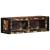 Dulap TV multicolor 80x30x25 cm lemn masiv recuperat GartenMobel Dekor
