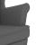 Scaun balansoar, gri închis, 74x90x102 cm, material textil GartenMobel Dekor