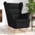 Scaun balansoar, negru, 74x90x102 cm, material textil GartenMobel Dekor
