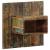 Noptiera multicolor 50x27x50 cm lemn masiv recuperat GartenMobel Dekor