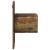 Noptiera multicolor 50x27x50 cm lemn masiv recuperat GartenMobel Dekor