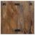 Noptiera multicolor 50x27x50 cm lemn masiv recuperat GartenMobel Dekor
