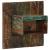 Noptiera multicolor 50x27x50 cm lemn masiv recuperat GartenMobel Dekor