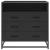 Dulap cu sertare, negru, 70x41x70 cm, lemn compozit GartenMobel Dekor