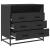 Dulap cu sertare, negru, 70x41x70 cm, lemn compozit GartenMobel Dekor