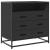 Dulap cu sertare, negru, 70x41x70 cm, lemn compozit GartenMobel Dekor
