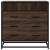 Dulap cu sertar, stejar maro, 70x41x70 cm, lemn prelucrat GartenMobel Dekor