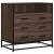 Dulap cu sertar, stejar maro, 70x41x70 cm, lemn prelucrat GartenMobel Dekor