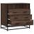 Dulap cu sertar, stejar maro, 70x41x70 cm, lemn prelucrat GartenMobel Dekor