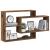 Raft de perete, lemn vechi, 104x20x58,5 cm, lemn prelucrat GartenMobel Dekor