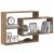 Raft de perete, stejar artizanal, 104x20x58,5 cm lemn prelucrat GartenMobel Dekor