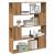 Bibliotecă/Separator de cameră stejar artizanal 100x24x124,5 cm GartenMobel Dekor