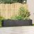 Jardinier negru 200x40x40 cm Oțel laminat la rece GartenMobel Dekor