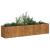 Jardinieră Rusty 200x40x40 cm Oțel pentru intemperii GartenMobel Dekor