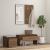Set de mobilier pentru hol, stejar maro, lemn prelucrat GartenMobel Dekor