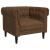 Set de canapele, 3 piese, maro, textil GartenMobel Dekor