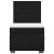 Pat box spring cu saltea, negru, 90x190 cm, catifea GartenMobel Dekor