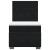 Pat box spring cu saltea, negru, 90x190 cm, catifea GartenMobel Dekor