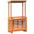 Masă bar de exterior cu acoperiș, 112,5x57x195,5 cm, lemn masiv GartenMobel Dekor