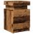 Noptiere, 2 buc cu LED lemn învechit 35x39x55 cm lemn prelucrat GartenMobel Dekor