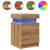 Noptiere 2 buc LED stejar artizanal 35x39x55 cm lemn prelucrat GartenMobel Dekor