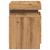 Noptiere 2 buc LED stejar artizanal 35x39x55 cm lemn prelucrat GartenMobel Dekor