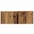 Set dulap TV 3 piese montat pe perete lemn vechi lemn prelucrat GartenMobel Dekor