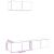 Set dulap TV 3 piese montat pe perete lemn vechi lemn prelucrat GartenMobel Dekor