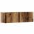 Set dulap TV 2 piese montat pe perete lemn vechi lemn prelucrat GartenMobel Dekor