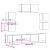 Set dulap TV 7 piese montat pe perete lemn vechi lemn prelucrat GartenMobel Dekor