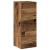 Set dulap TV 4 piese montat pe perete lemn vechi lemn prelucrat GartenMobel Dekor