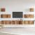 Set dulap TV 7 piese montat pe perete lemn vechi lemn prelucrat GartenMobel Dekor