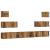Set dulap TV 7 piese montat pe perete lemn vechi lemn prelucrat GartenMobel Dekor