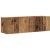 Set dulap TV 7 piese montat pe perete lemn vechi lemn prelucrat GartenMobel Dekor