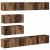 Set dulap TV 6 piese montat pe perete lemn vechi lemn prelucrat GartenMobel Dekor