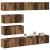 Set dulap TV 6 piese montat pe perete lemn vechi lemn prelucrat GartenMobel Dekor
